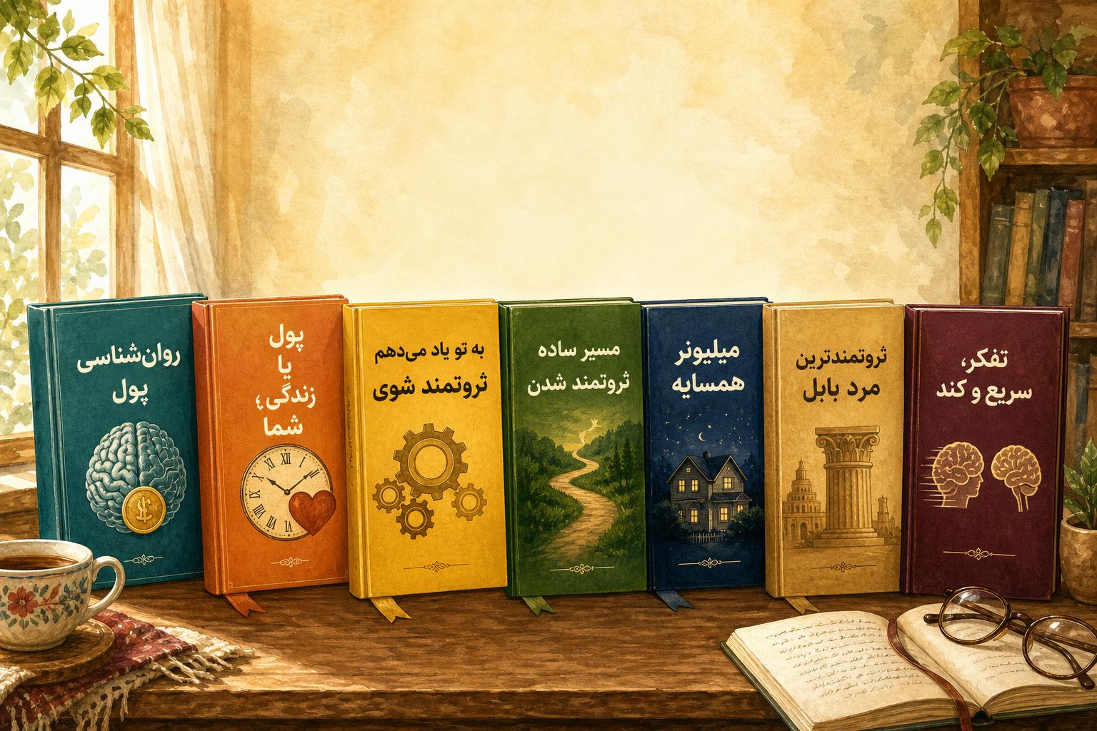 ۷ کتاب برتر مدیریت مالی شخصی که نگرش شما به پول را تغییر میدهند