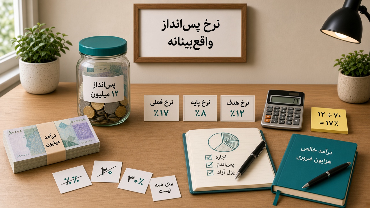 چقدر باید پسانداز کنیم؟ یک روش واقعبینانه برای تعیین نرخ پسانداز